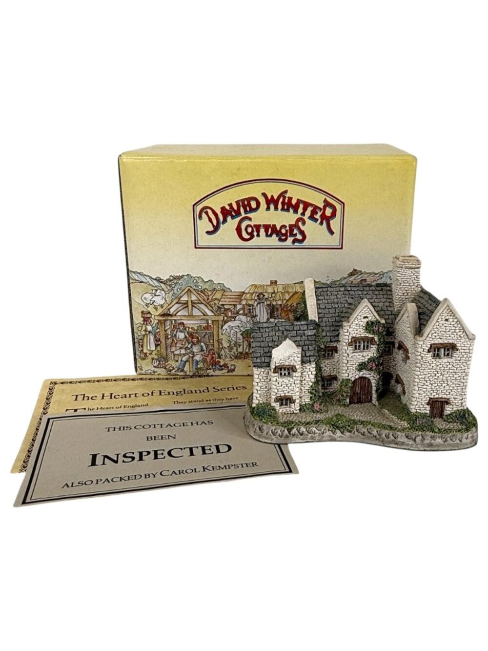 David Winters Blackfriars Grange Cottages Hand Painted Made1985 With Box Papers
